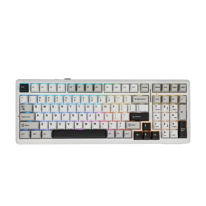 AULA F99 Gasket Mechanical Keyboard Wireless Tri-Mode (BT/2.4G/Wired), Gasket Structure