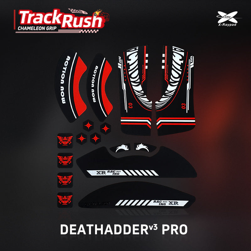 Xraypad Chameleon Grip Tape for Razer Deathadder V3 Pro – Track Rush