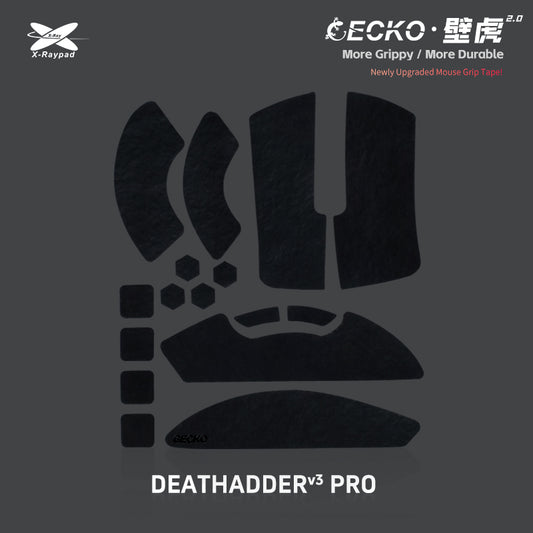 Xraypad Geckos V2 Slicks Grip Tape for Deathadder V3 Pro