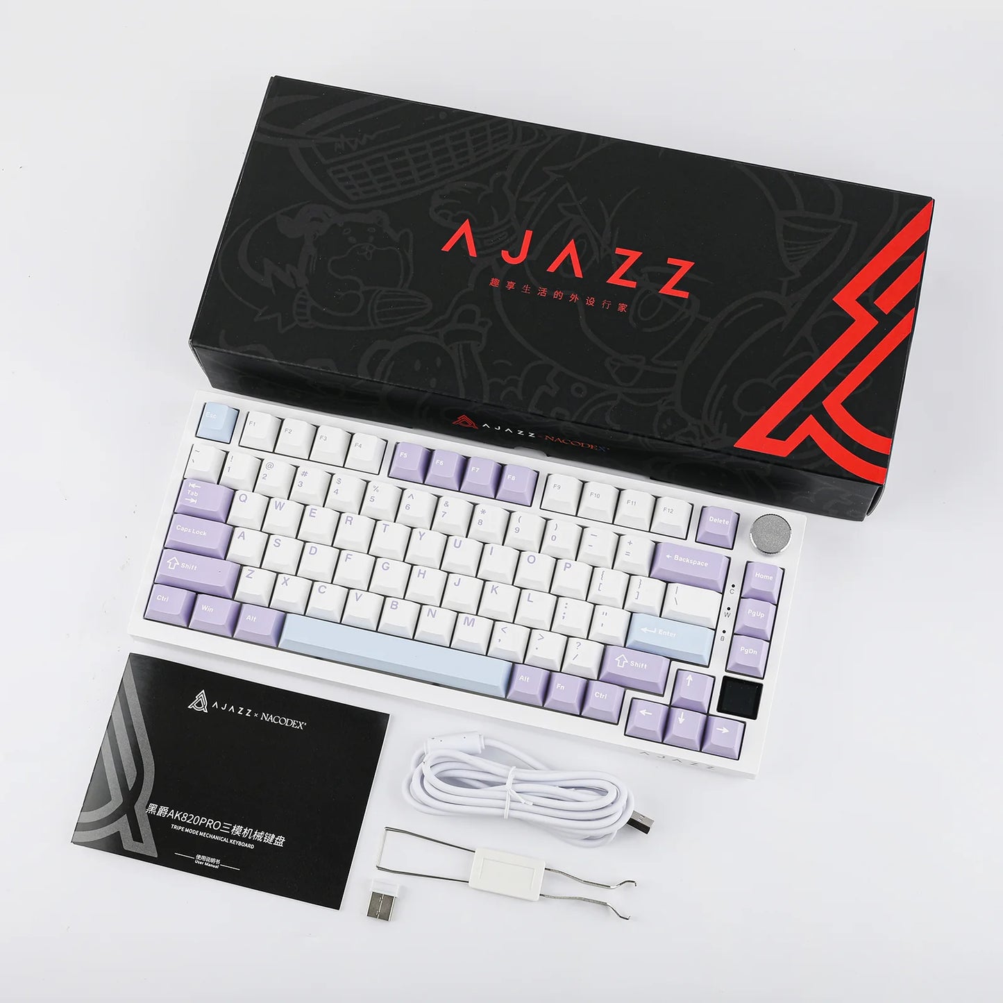 Ajazz AK820 Pro Wireless Mechanical Keyboard