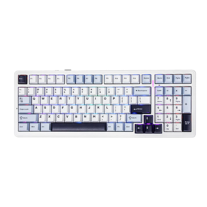 AULA F99 Gasket Mechanical Keyboard Wireless Tri-Mode (BT/2.4G/Wired), Gasket Structure