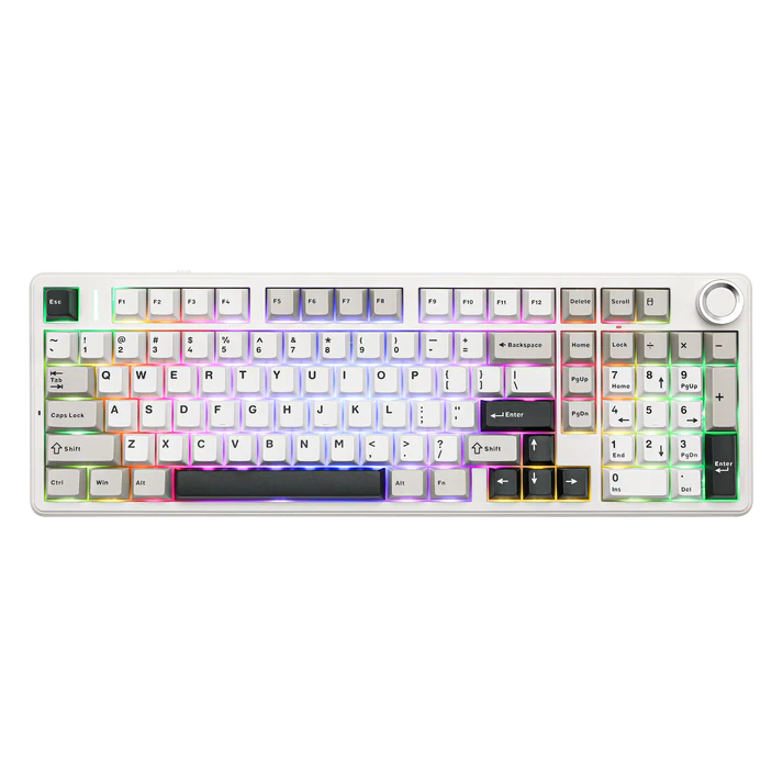 AULA F99 PRO  96% Gasket-Mounted Wireless Triple-Mode Mechanical Keyboard with Knob