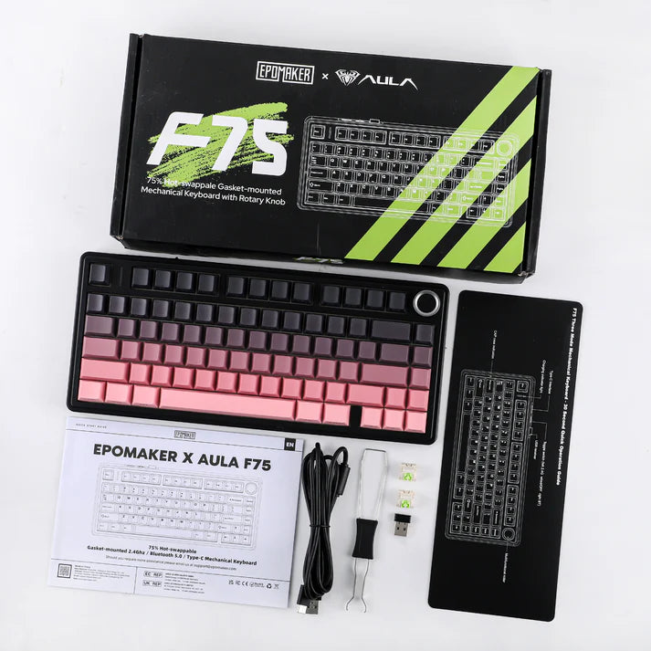 Aula F75 75% Gasket Wireless Mechanical Keyboard