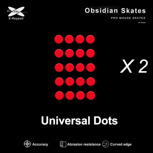 Xraypad Obsidian Universal Dots DIY Mouse Skates