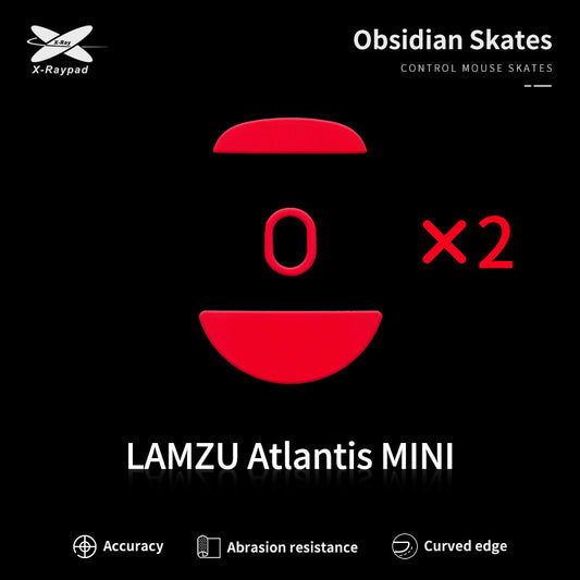 Xraypad Obsidian Skates For LAMZU Atlantis Mini