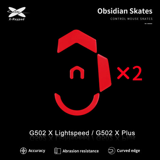 Xraypad Obsidian mouse skates for G502 X Lightspeed / G502 X Plus