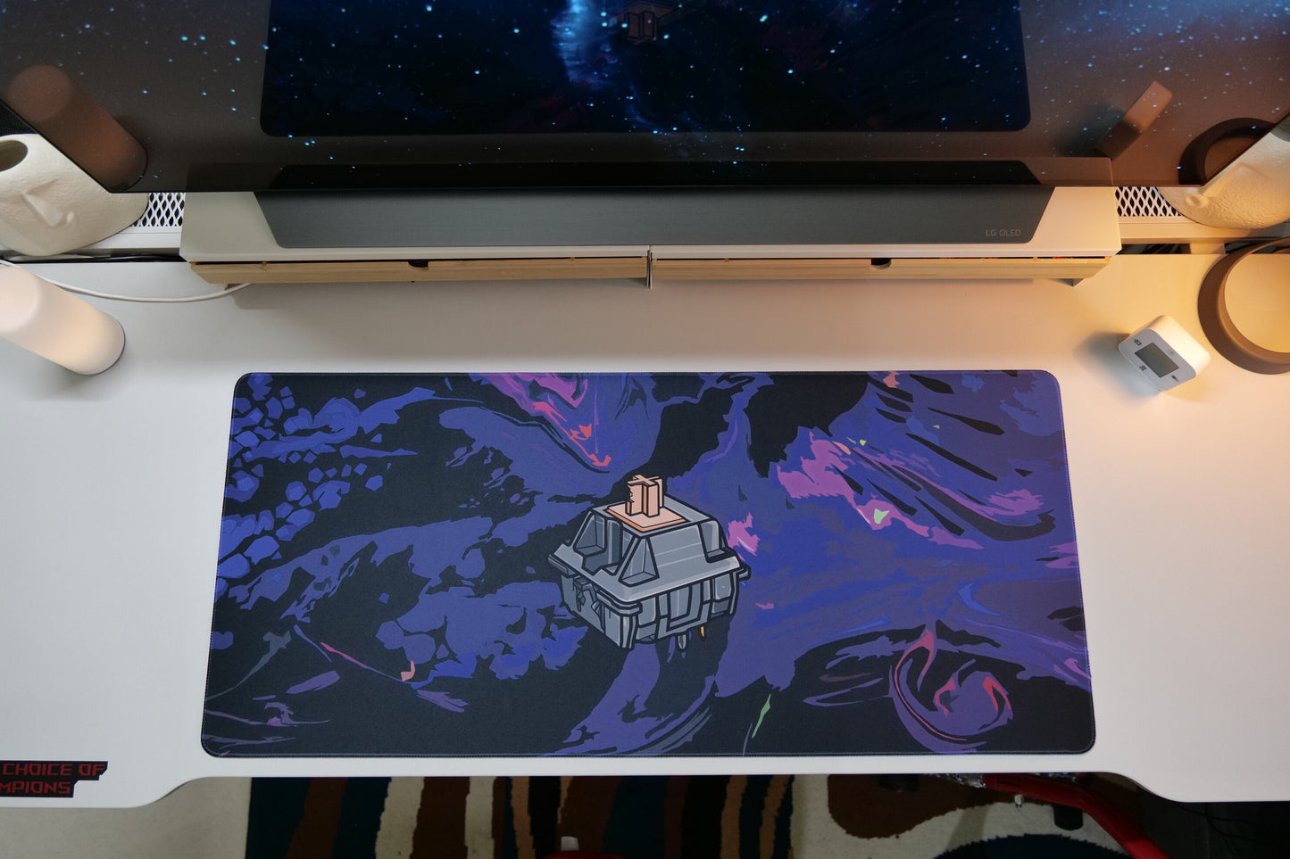 ClickyDuck Abstract Switch Deskmat/Mousepad