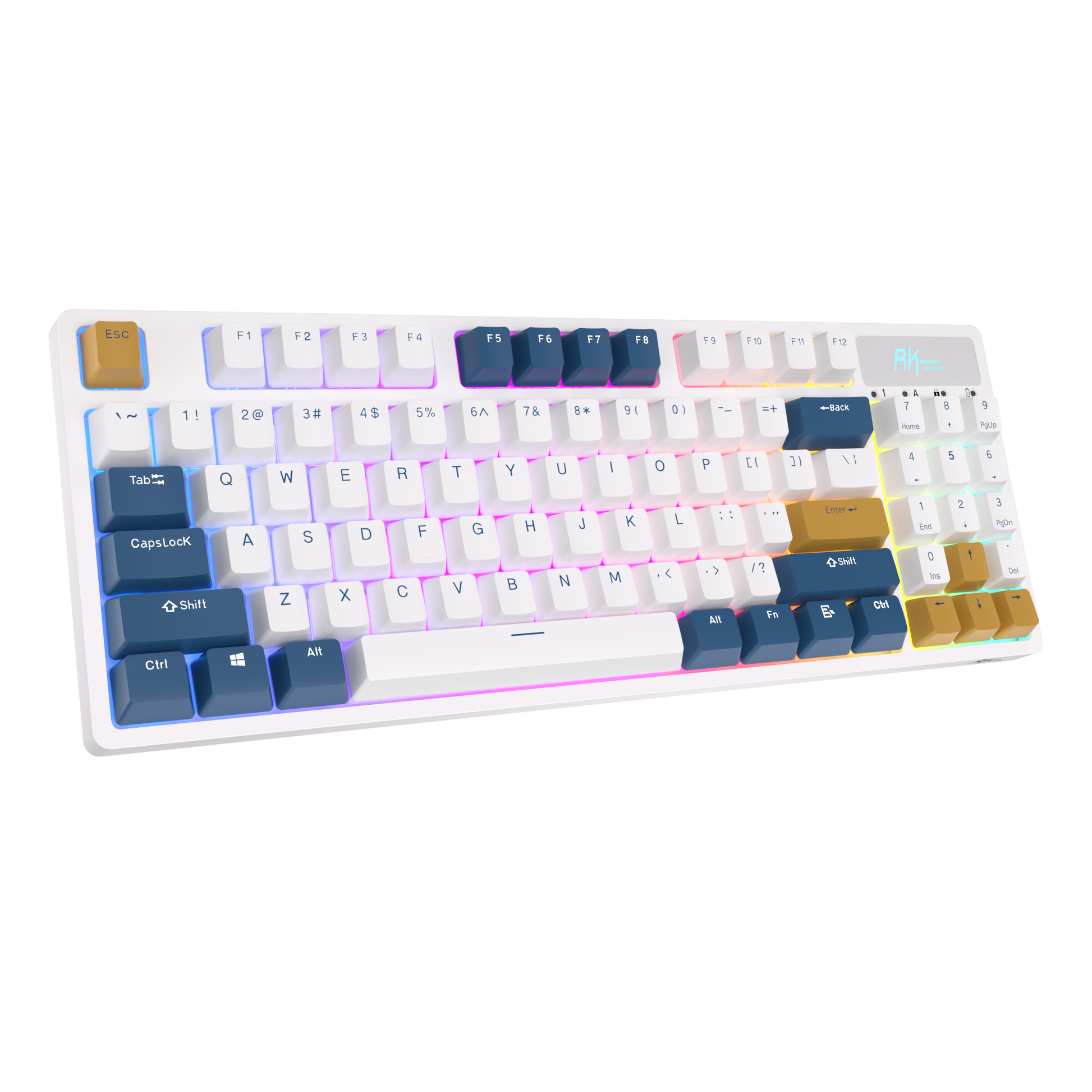 RK ROYAL KLUDGE RK89 85% Triple Mode BT5.0/2.4G/USB-C Hot Swappable Mechanical Keyboard