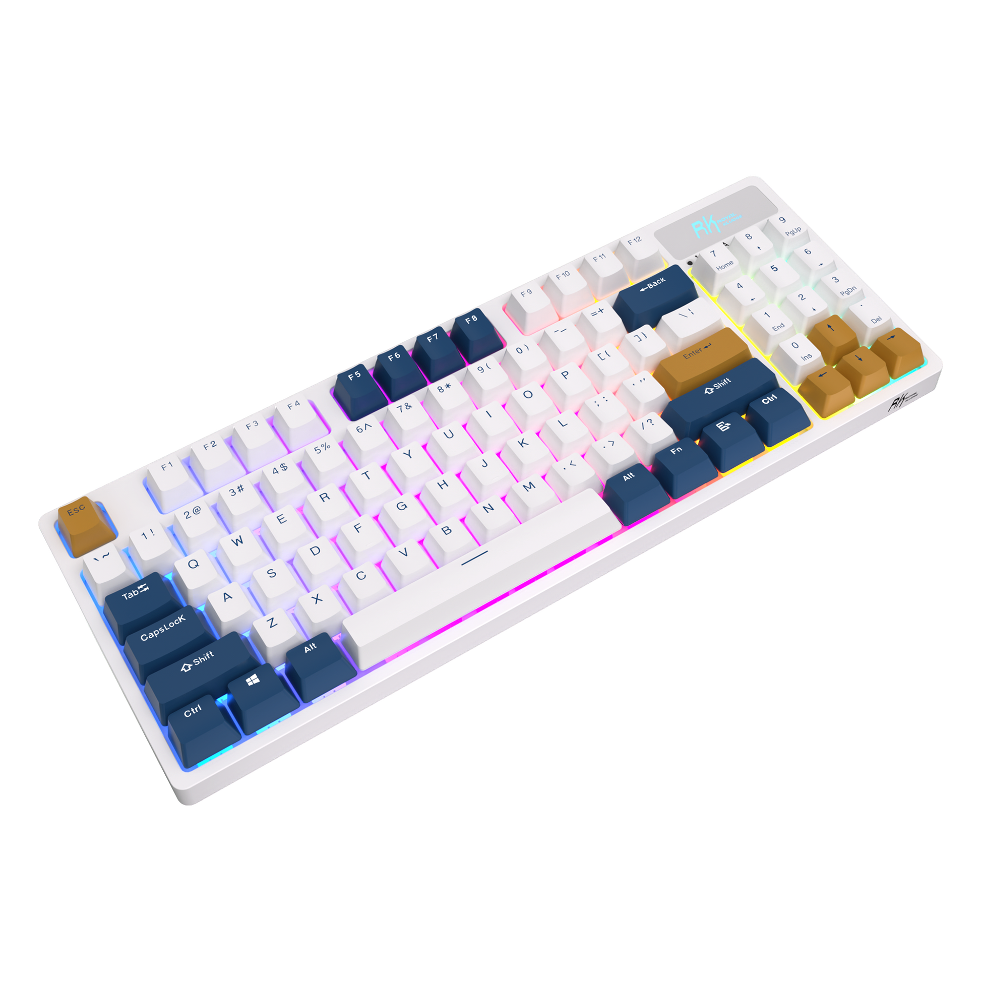 RK ROYAL KLUDGE RK89 85% Triple Mode BT5.0/2.4G/USB-C Hot Swappable Mechanical Keyboard