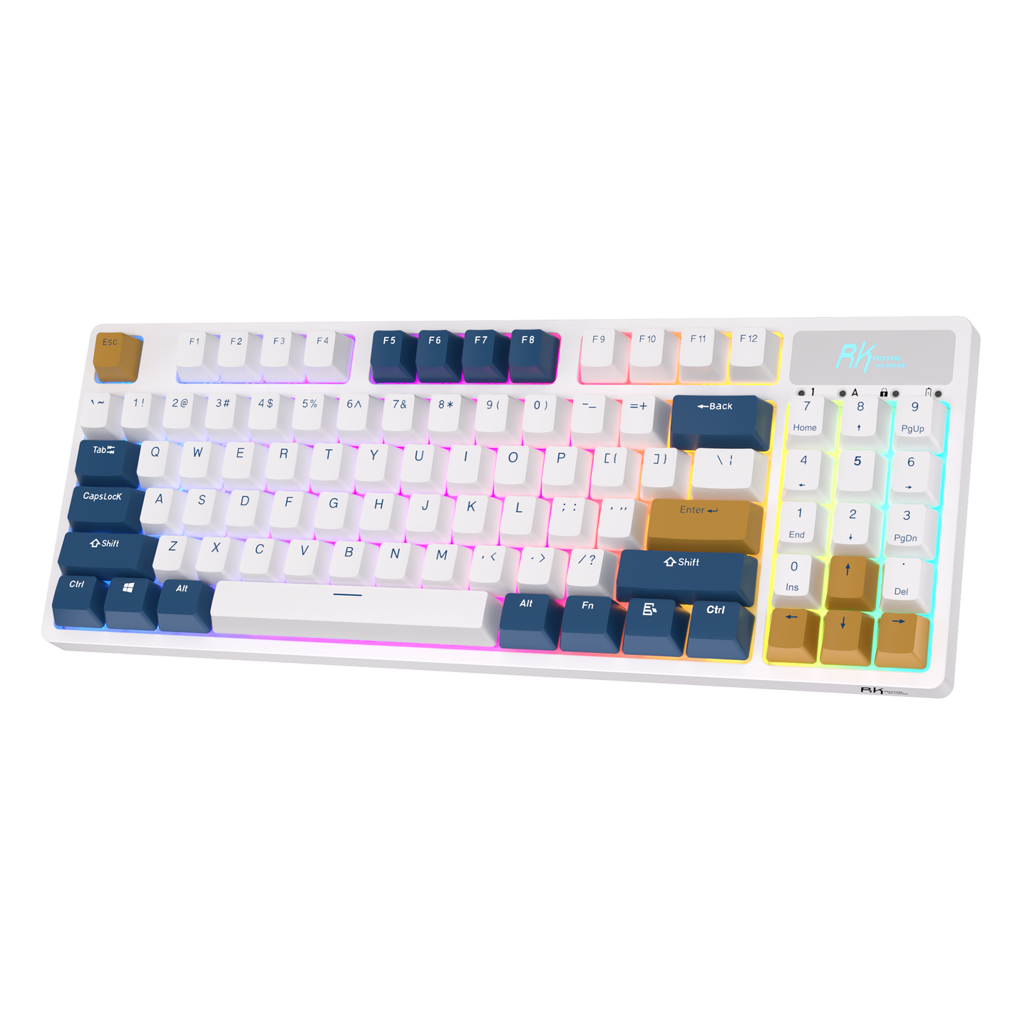 RK ROYAL KLUDGE RK89 85% Triple Mode BT5.0/2.4G/USB-C Hot Swappable Mechanical Keyboard