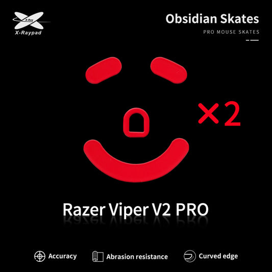 Xraypad Obsidian Skates For Razer Viper V2 PRO