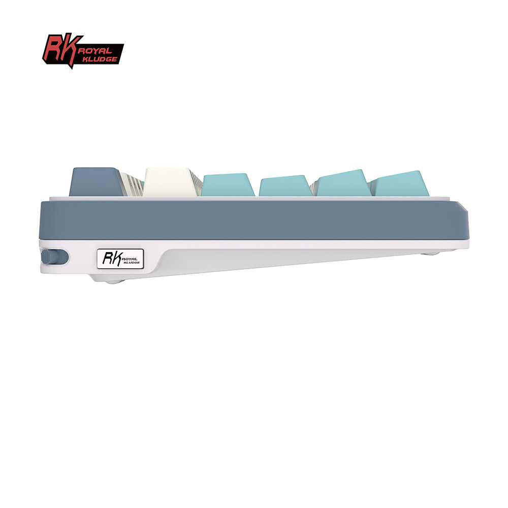 Royal Kludge S98 Wireless Sky Blue Side View 