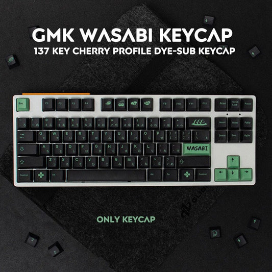 GMK Wasabi PBT DyeSub Keycaps (Clones)