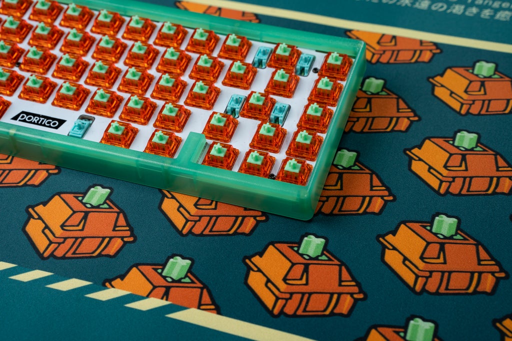 C³EQUALZ X TKC DARK GREEN TANGERINE SWITCHES